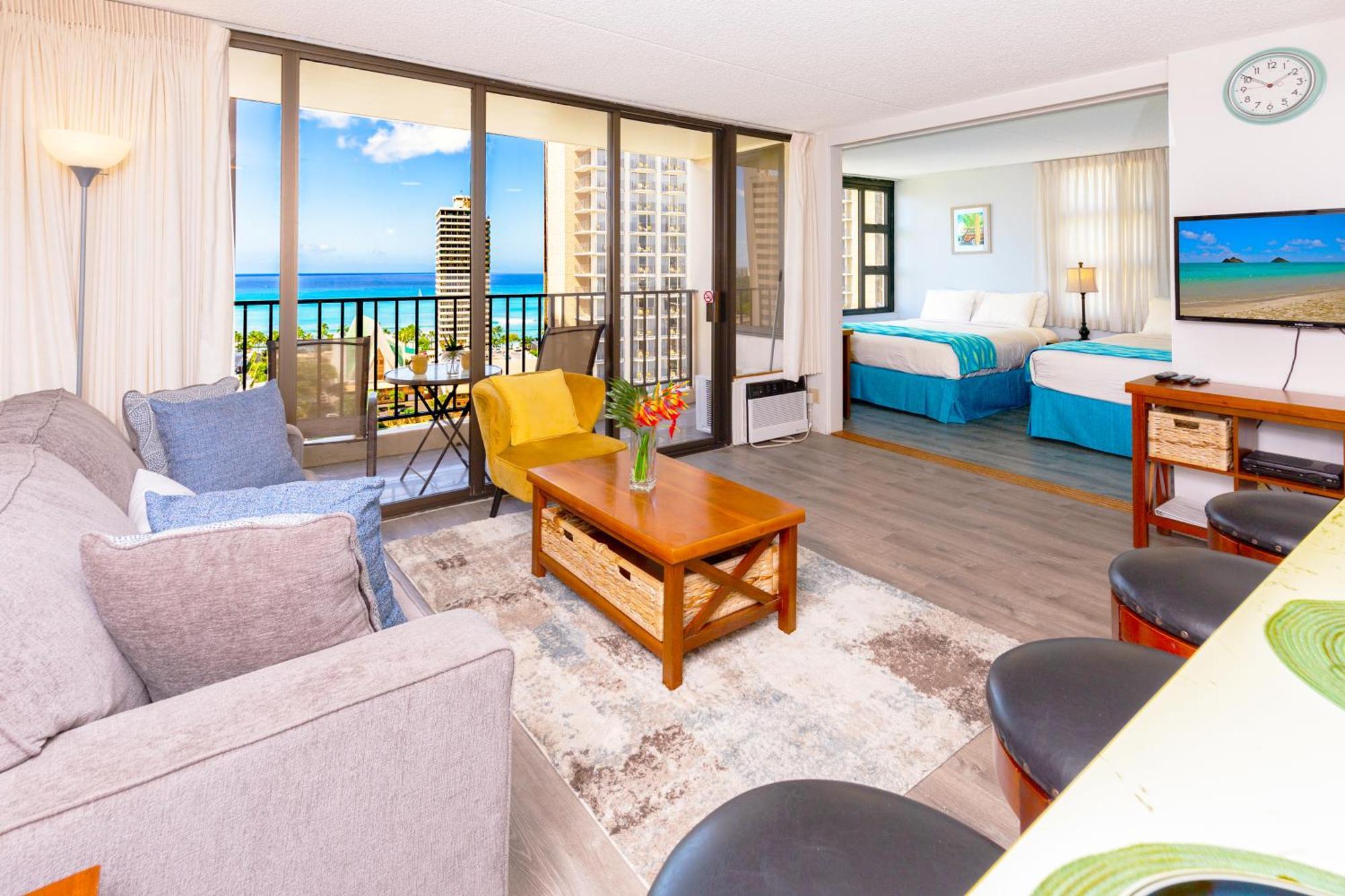 Renovated Ocean View Suite, Near Beach, Free Parking Honolulu Luaran gambar